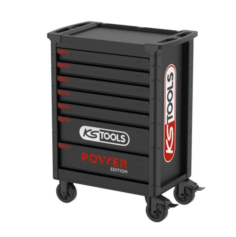 SERVANTE 7 TIROIRS POWER- EDITION LIMITEE 2026 - ÉQUIPÉE DE 208 OUTILS KSTools | 826.7206F