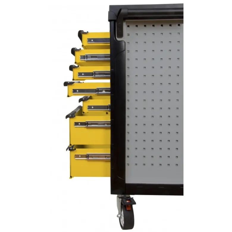 Servante ULTIMATE grise et jaune, 7 tiroirs - KS Tools | 814.0007