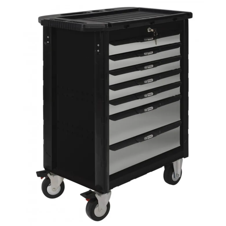 Servante ULTIMATE noire et grise, 7 tiroirs - KS Tools | 816.0007