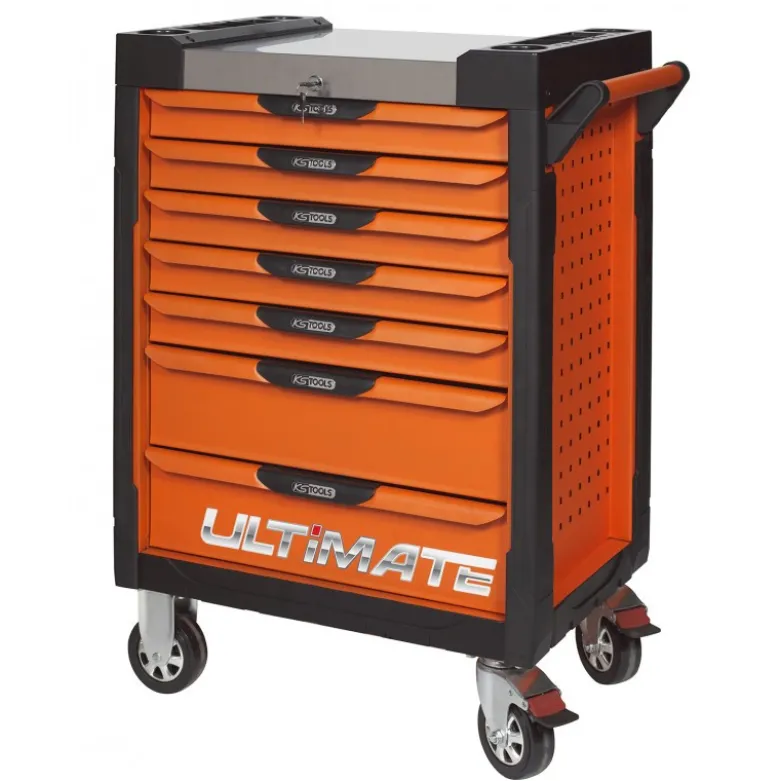 Servante ULTIMATE orange, 7 tiroirs KS Tools | 819.0007