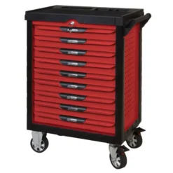 Servante ULTIMATE rouge, 9 tiroirs - KS Tools | 809.0009