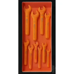 Servante ULTIMATE 7 tiroirs orange équipée de 44 outils isolés et d'une pince ampèremétrique- KSTools | 819.7045