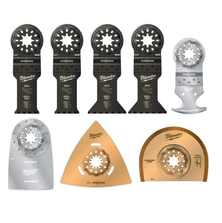 SET DE 8 LAMES DE MULTI TOOLS RENOVATION - Blister - Milwaukee | 48906088