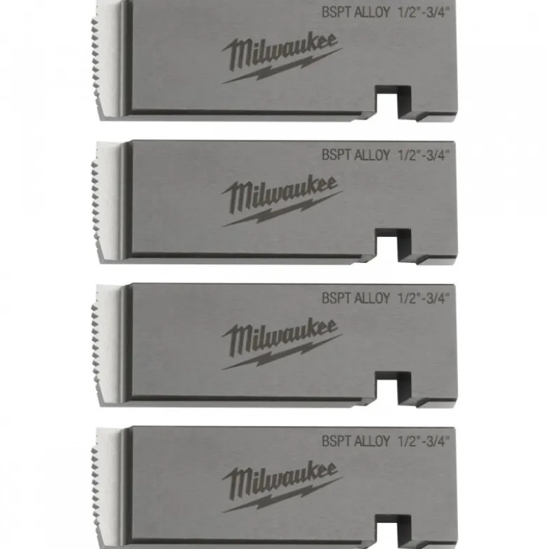 Set de peignes 1/2"-3/4" BSPT Alloy - Milwaukee | 4932492924