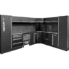 Système d’armoire d’atelier, forme en L, 3400 x 2720 mm, variante 1 - KSTools | 866.6215