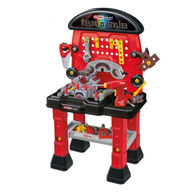 Établi d’atelier pour enfants, 78 pcs KS Tools | 100084