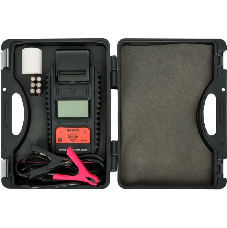 Tester digital de batteries 6/12 V avec imprimante - Bahco | BBT80