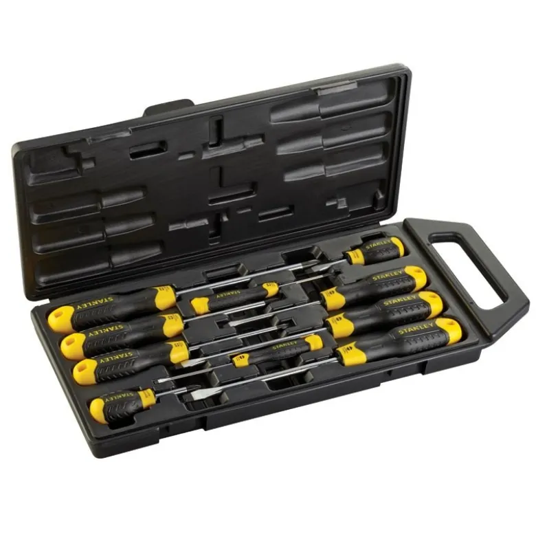 TOURNEVIS CUSHION GRIP - JEU DE 10 PIÈCES STANLEY 2-65-005