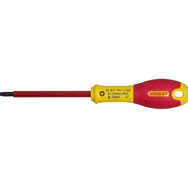 TOURNEVIS PHILLIPS ISOLE 1000V PH0X75MM STANLEY FATMAX 1-65-414