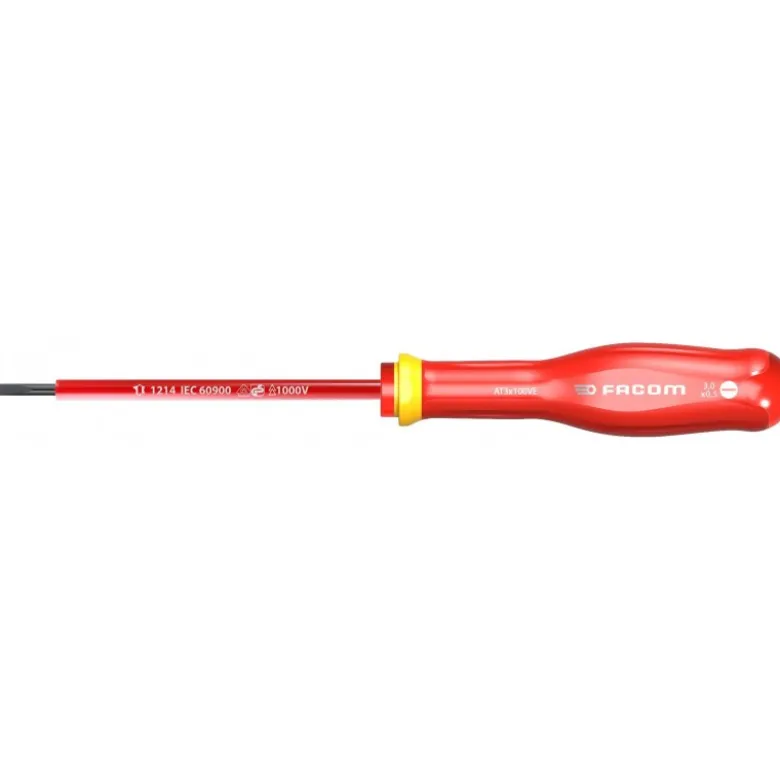 Tournevis Protwist plat 3x100 isolé 1000V - FACOM FRANCE | AT3X100VE