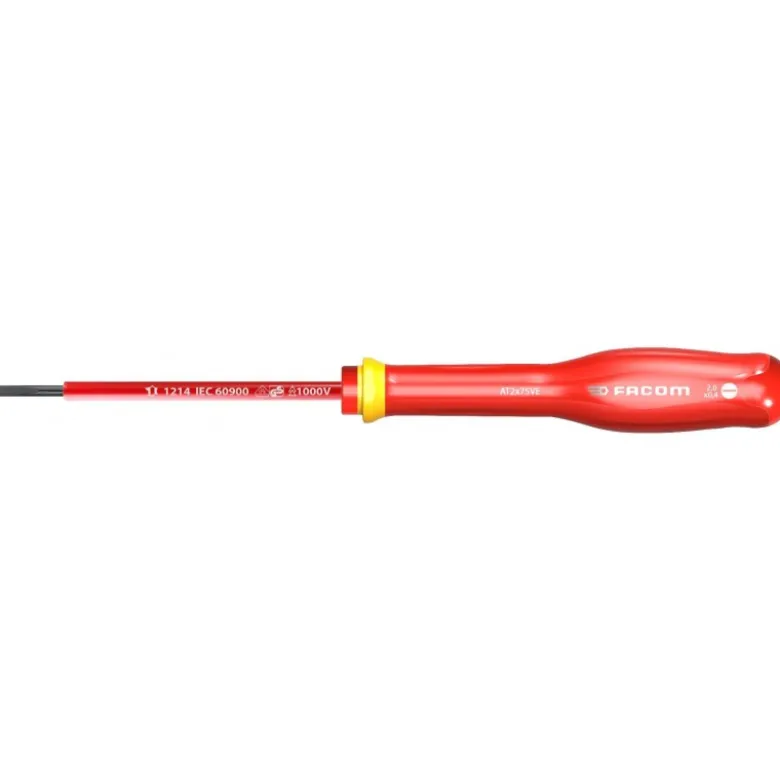 Tournevis Protwist plat 2x75 isolé 1000V - FACOM FRANCE | AT2X75VE