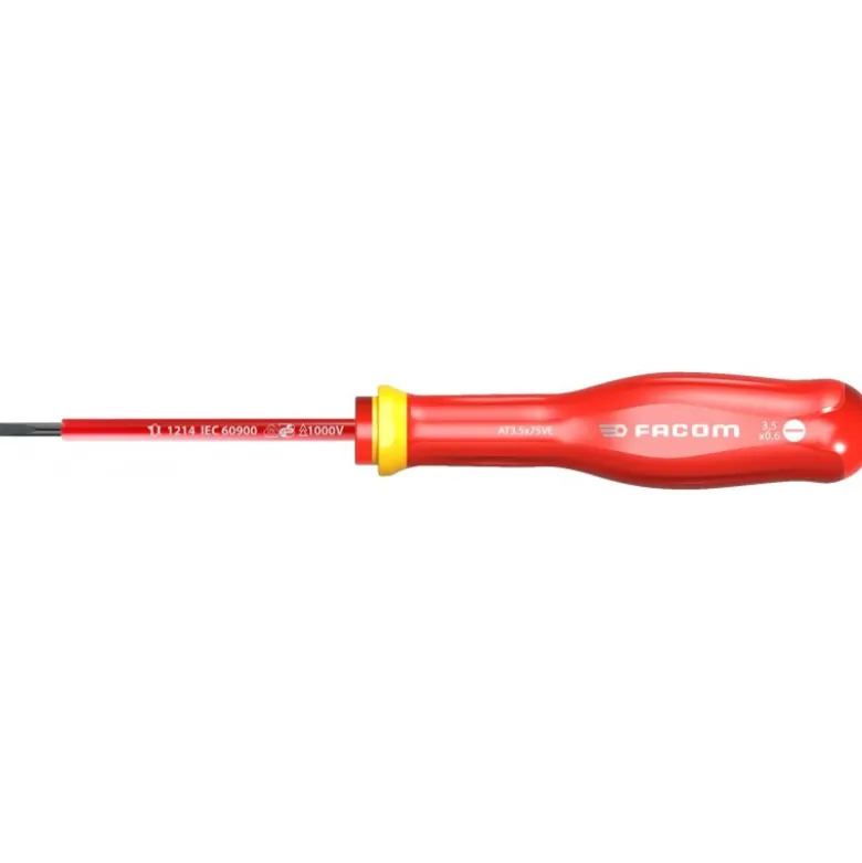 Tournevis Protwist plat 3.5x100 isolé 1000V - FACOM FRANCE | AT3.5X75VE