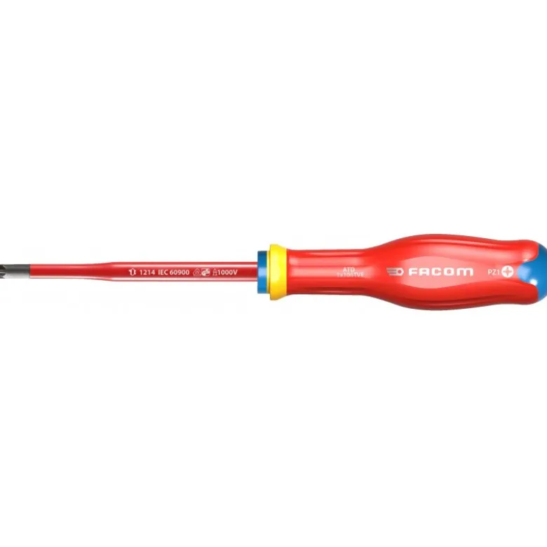 Tournevis Protwist PZ1x100 isolé 1000V-slim - FACOM FRANCE | ATD1X100TVE
