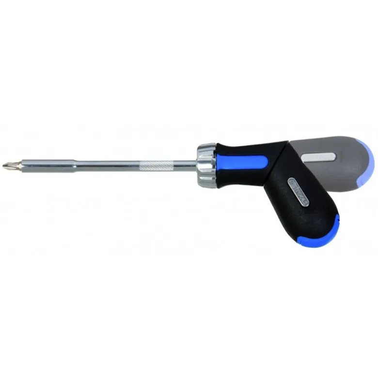 Tournevis revolver à cliquet avec 6 embouts - KS Tools | 159.2051