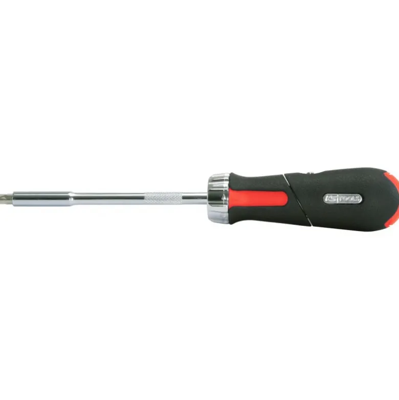 Tournevis revolver à cliquet avec 6 embouts - KS Tools | 159.2051