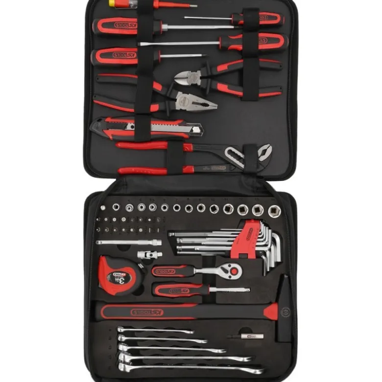 Trousse à outils universelle 1/4'' , 62 pcs - KSTools | 917.0062
