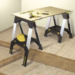 Tréteaux bimatiere ajustables Fatmax - lot de 2 tréteaux L 68,5 x H 10 x P 83 cm - STANLEY | 1-92-980