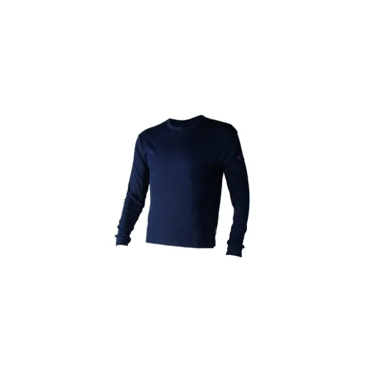 T-shirt manches longues - SPURR - 60% Modacrylique/38% Coton/2% Fibre antistatique 220g/m2 - Marine - COVERGUARD | 8MSPTN