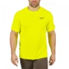 T-SHIRT WORKSKIN MANCHES-COURT JAUNE MILWAUKEE | 4932493073