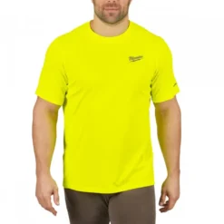 T-SHIRT WORKSKIN MANCHES-COURT JAUNE MILWAUKEE | 4932493073
