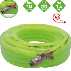 Tuyau pneumatique fluo COMPETITION, 10 m, Ø 10 mm - KSTools | 512.3410