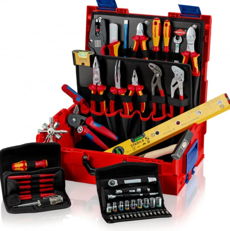 Valise L-BOXX® "Electro" composée de 63 pièces - Dimensions 445x358x152mm - KNIPEX | 00 21 19 LB E