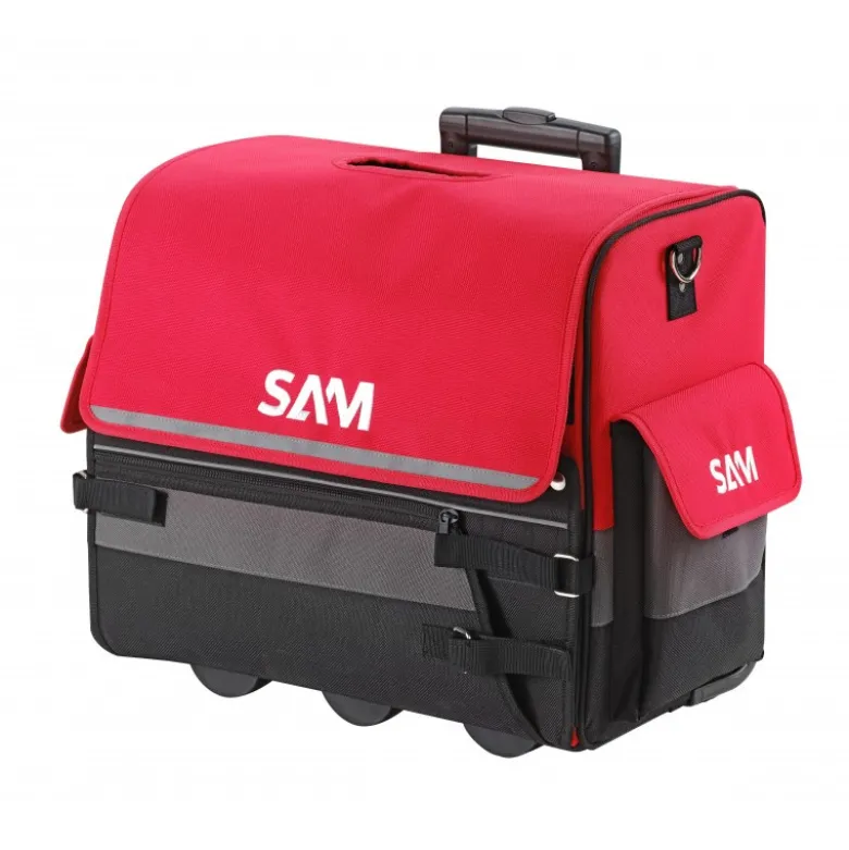 Valise textile 33l + trolley SAM | BAG-7N