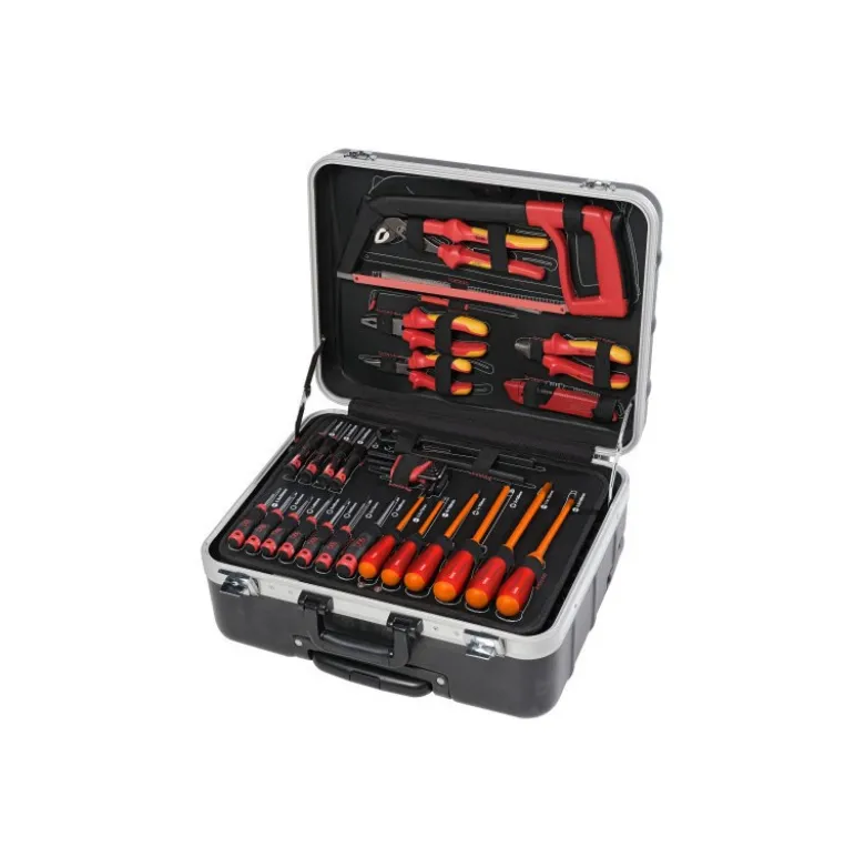 VALISE TROLLEY MAINTENANCE - 128 OUTILS ISOLES 1000 VOLTS - SAM | CP-128ELEC