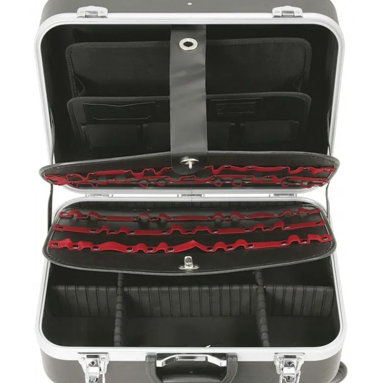 Valise trolley vide de technicien sur roulettes 6 Kg - KS Tools | 850.0530