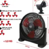 Ventilateur d’atelier, 70 watts - KSTools | 999.2000