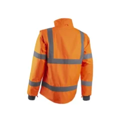 Veste 2/1 - KAZAN - 300D Oxford 100% PES enduit PU + Doublure polaire 280g/m2 - Orange HV/Marine - COVERGUARD | 5KAJ170