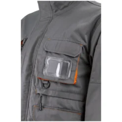 Veste - PADDOCK II - 60% CO/40% PES 245g/m2 - Gris/Orange - COVERGUARD | 5PAV150