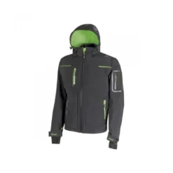 Veste Soft Shell Space Asphalt Grey Green U-Power | FU187RL