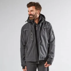 Veste Soft Shell Space Asphalt Grey U-Power | FU187AG