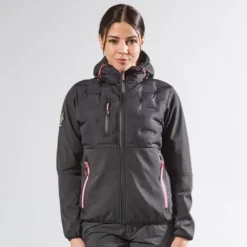 Veste Soft Shell Spock Lady Grey Fucsia U-Power | FU213GF