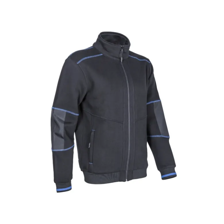 Veste thermique - KIJI - Molleton 70% CO/30% PES 300g/m2 + Empiècements 300D Oxford - Noir - COVERGUARD | 5KIJ01
