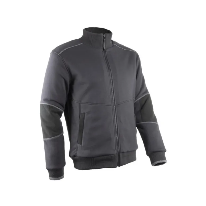 Veste thermique - RAKOUN - Molleton 70% CO/30% PES 300g/m2 + Doublure Sherpa - Anthracite - COVERGUARD | 5RAK150