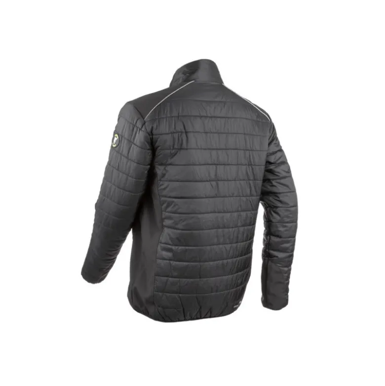 Veste thermique - SUMI - Ripstop 100% PA + Matelassage Sorona 100g/m2 + Softshell - Noir/Lime - COVERGUARD | 5SUM010