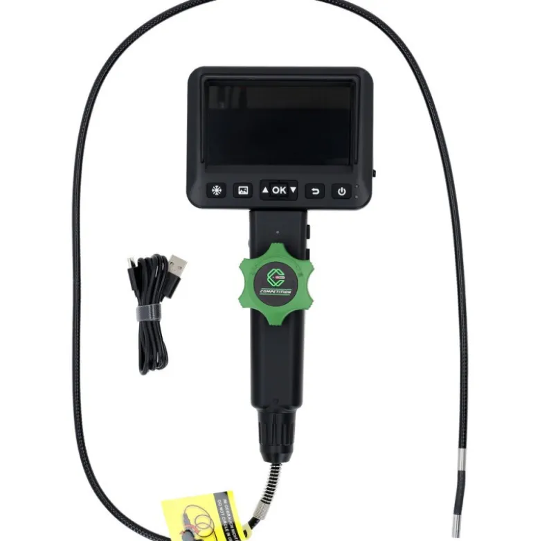 Vidéoscope COMPETITION HD avec sonde de caméra frontale flexible 180° et 0° Ø 6,0 mm - KSTools | 512.4600