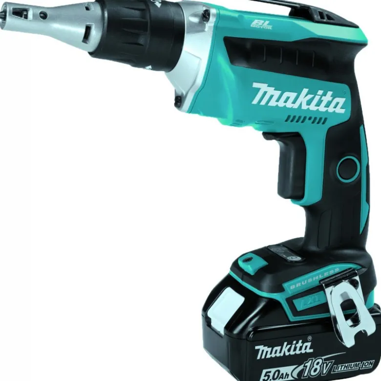 Visseuse Placo Makita 18 Volts Li-Ion 5 Ah sans fil plaque de plâtre Makita | DFS452RTJ