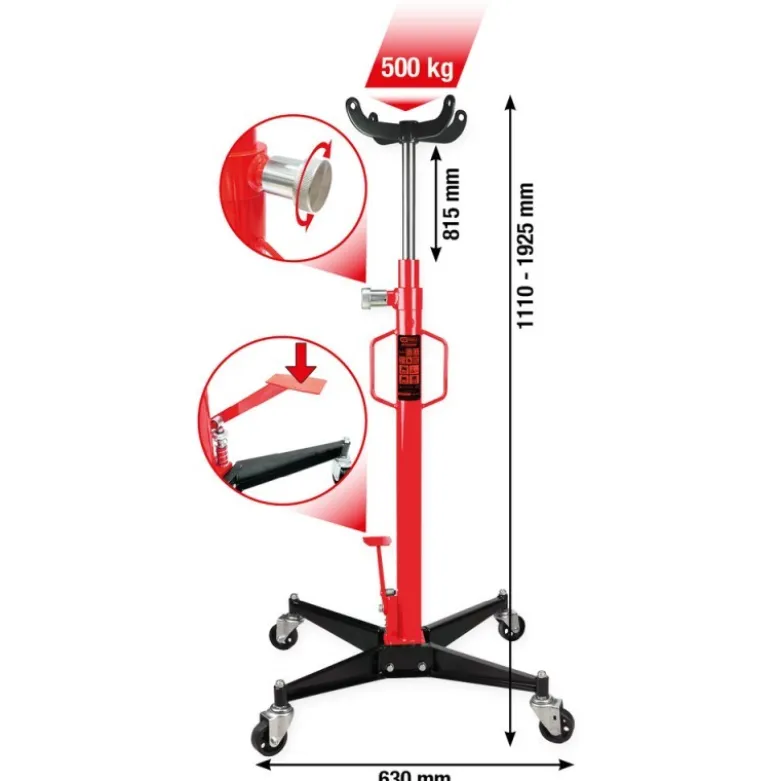 Vérin de fosse Performance, 500 kg - KSTools | 160.1270